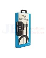 90CM SYNK MICRO USB CABLE BLACK