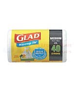 40 PACK GLAD KIT TIDY WAVETOP MEDIUM