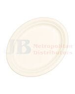 32.5CM X 26CM ALPEN SUGARCANE OVAL PLATE WHITE