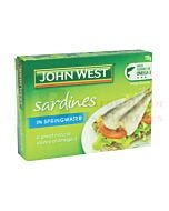 110G JOHN WEST SARDINES SPRING WATER