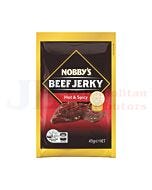 45G NOBBY'S BEEF JERKY HOT AND SPICY