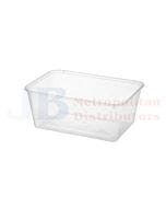 1000ML RECTANGLE PLASTIC CONTAINER