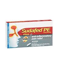 10 PACK SUDAFED SINUS & ANTI-INFLAMMATORY PAIN RELIEF