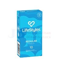 10 PACK LIFESTYLES REGULAR CONDOMS