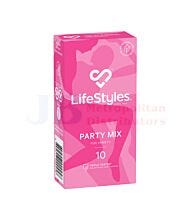 10PK LIFESTYLES PARTY CONDOMS