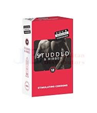 12 PACK FOUR SEASON CONDOM STUDDED