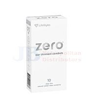 10PK LIFESTYLES ZERO CONDOM