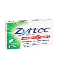 10MG 5 PACK ZYRTEC TABLET