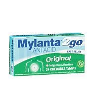 24 PACK MYLANTA 2 GO ORIGINAL TABLETS