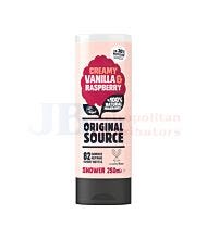 250ML ORIGINAL SOURCE BODY WASH CREAMY VANILLA & RASPBERRY