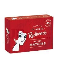 10 PACK REDHEAD MATCHES S/WRAPP