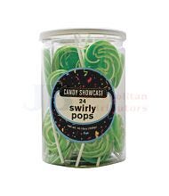 12G SWIRLY LOLLIPOP GREEN & WHITE