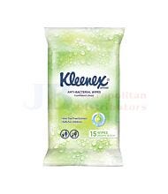 15 PACK KLEENEX WET WIPE ANTIBACTERIAL