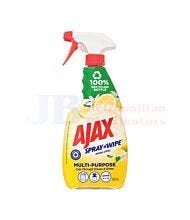 500ML AJAX SPRAY N WIPE LEMON