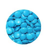 1KG CHOC BUTTONS BABY BLUE