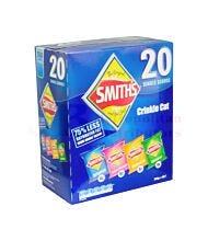 380G 20 PACK SMITH'S CRINKLE CUT VARIETY