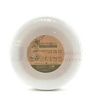 16CM 10 PACK ALPEN SUGARCANE BOWL WHITE