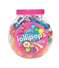 10G LOLLILAND LOLLIPOPS JAR