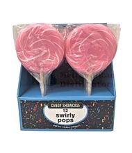 50G SWIRLY LOLLIPOPS PINK & WHITE