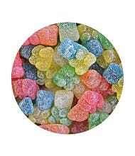1KG SOUR GUMMI BEARS BAG