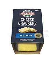 50G MAINLAND ON THE GO EDAM CHEESE WITH CRACKERS