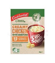 60G CONTINENTAL CUP A SOUP CLASSIC CREAMY CHICKEN