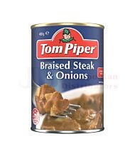400G TOM PIPER BEEF BRAISED STEAK & ONIONS