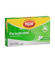 20 PACK NYAL PARACETAMOL 500MG CAPSULES