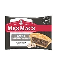 MRS MACS BEEF & MUSHROOM PIE