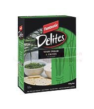 100G FANTASTIC DELITES SOUR CREAM AND CHIVES