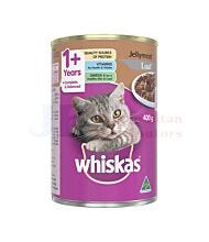 400G WHISKAS JELLYMEAT LOAF