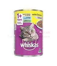 400G WHISKAS MINCED CHICKEN