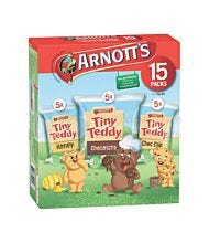 375G 15PK ARNOTTS TINY TEDDY MULTIPACK