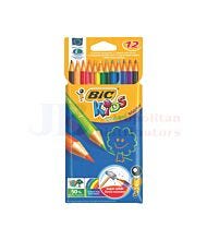 12 PACK BIC COLOURED PENCILS