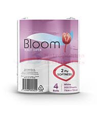 4 PACK BLOOM TOILET TISSUE