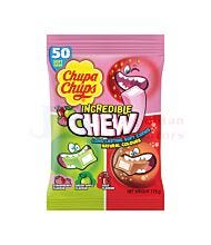 175G CHUPA CHUPS INCREDIBLE CHEW 3 FLAVOURS BAG