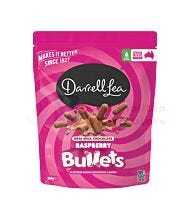 204G DARRELL LEA MILK CHOCOLATE RASPBERRY BULLETS