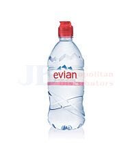 750ML EVIAN MINERAL WATER SPORTS CAP