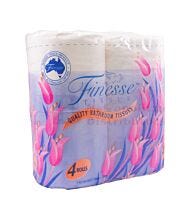 4PK FINESSE 2PLY TOILET PAPER