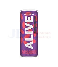 250ML ALIVE SYNBIOTIC BLOOD ORANGE & PASSIONFRUIT