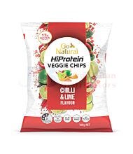 100G GO NATURAL HIPROTEIN VEGGIE CHIPS CHILLI & LIME FLAVOUR
