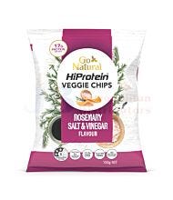 100G GO NATURAL HIPROTEIN VEGGIE CHIPS ROSMARY SALT & VINEGAR FLAVOUR