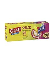 20PK GLAD SNAPLOCK STO SNACK
