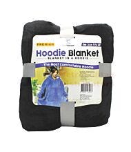 HOODIE BLANKET BLACK