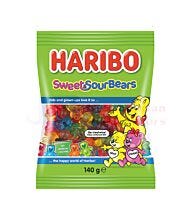 140G HARIBO SWEET AND SOUR BEARS