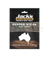 35G JACK'S BLACK LABEL PREMIUM BEEF JERKY PEPPER STEAK