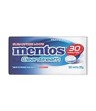 35G MENTOS CLEAN BREATH PEPPERMINT
