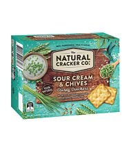 160G NATURAL CRACKER SOUR CREAM AND CHIVE