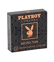 3PK PLAYBOY CONDOM MICRO THIN
