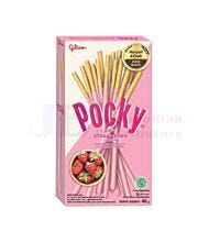 45G GLICO POCKY STICK STRAWBERRY BISCUITS